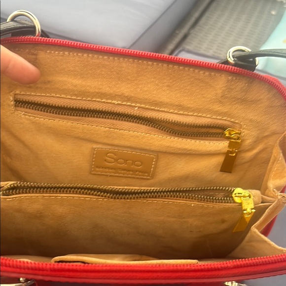 a.n.a Red and Black Women's Bag - Picture 3 of 4